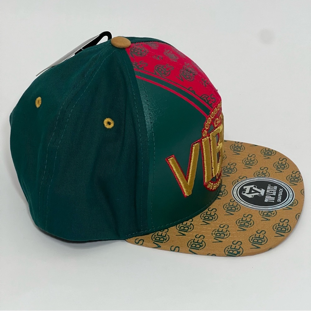Top Level Good Vibes Only Snapback Cap - Picture 2 of 7